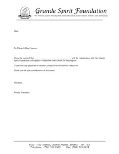 Volunteer Package